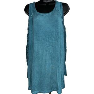 NWOT Turquoise Love Fire Blouse Size OX (14 W)